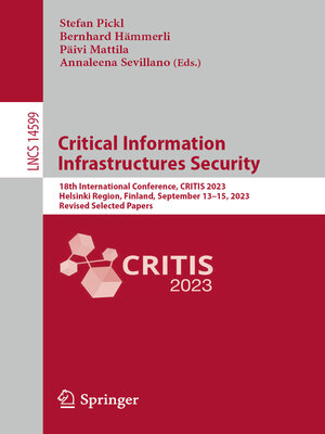 cover image of Critical Information Infrastructures Security